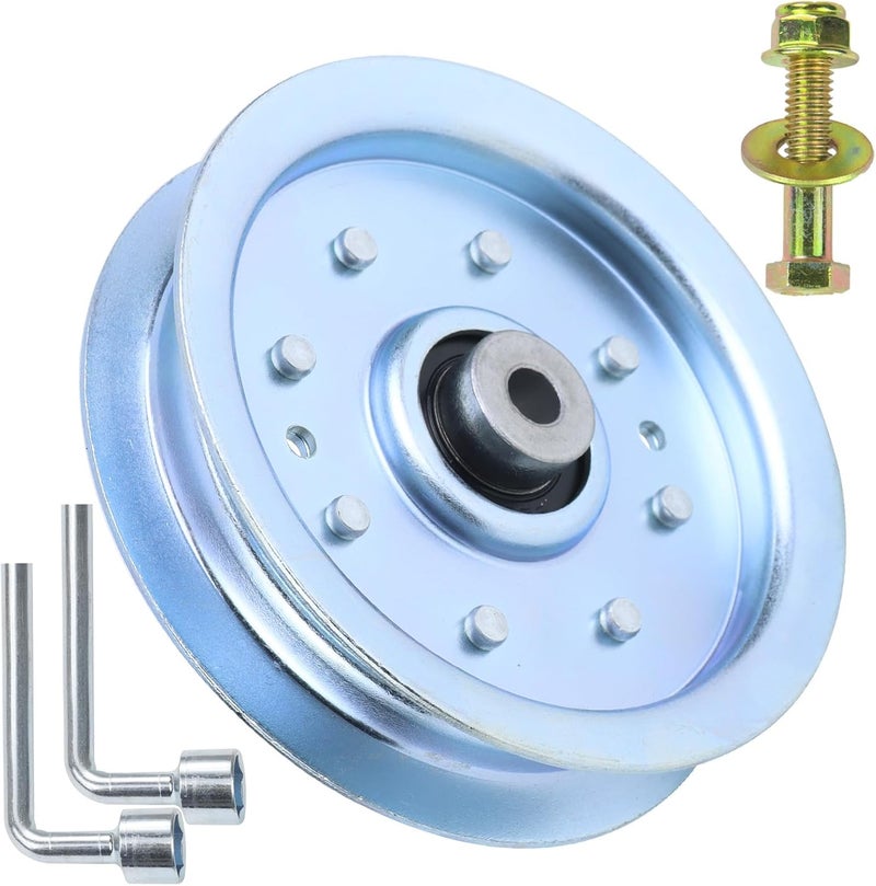GUSUHAWK 753-08171 Idler Pulley Kit Replaces Cub Cadet 756-04129B Idler Pulley 756-04129, Cub Cadet 756-04129 Pulley, MTD 756-04129B, Troy Bilt Pulley 753-08171 Cub Cadet Idler Pulley Kit, 753-08068 - Image 1